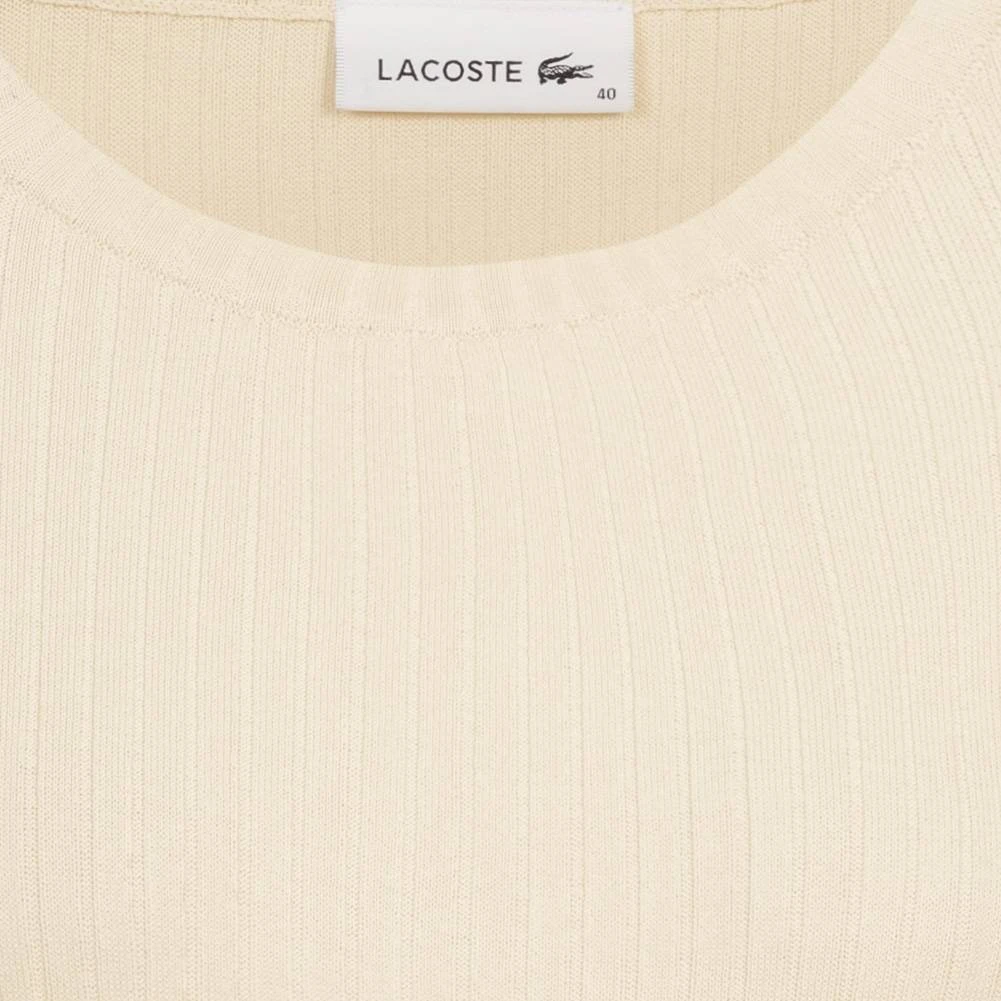 LACOSTE Flat Rib Crewneck Damen Pullover AF3145-CBQ 6 LACOSTE Flat Rib Crewneck Damen Pullover AF3145-CBQ – Bild 4