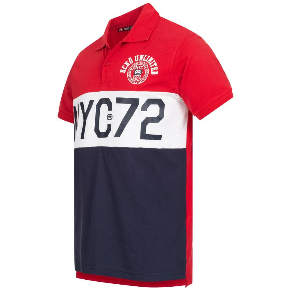 Ecko Unltd. Premium Herren Polo-Shirt EFM04794-RED 4 Ecko Unltd. Premium Herren Polo-Shirt EFM04794-RED – Bild 2