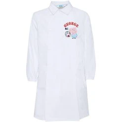 Sun City Peppa Wutz Kinder Kittel Oberteil EN6641-2.I06-white