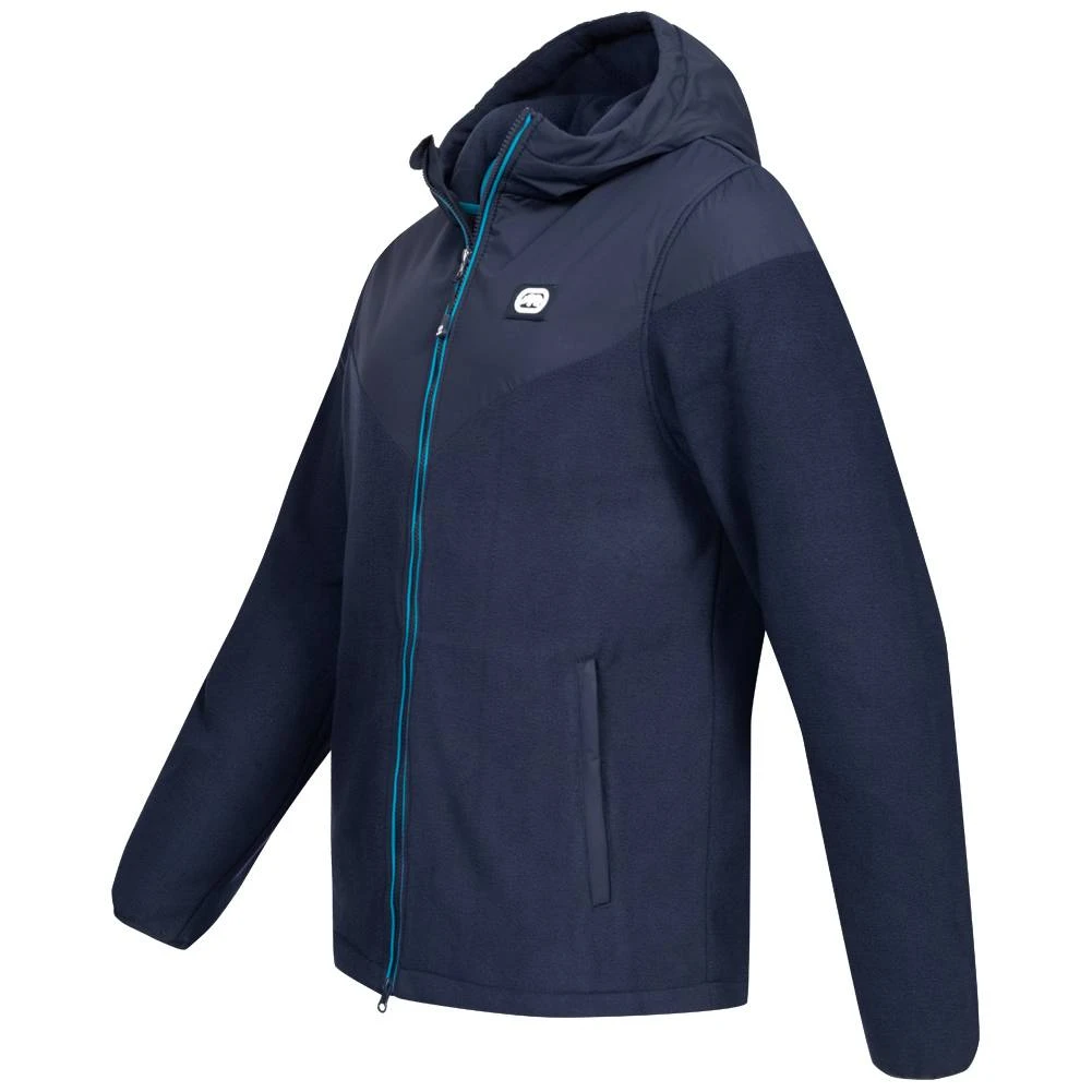Ecko Unltd. Stroll Herren Fleecejacke Mit Kapuze ESK04793 Navy 5 Ecko Unltd. Stroll Herren Fleecejacke Mit Kapuze ESK04793 Navy – Bild 3