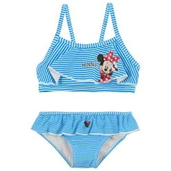 Sun City Minnie Maus Disney Baby / Kleinkinder Bikini-Set ET0060-blue