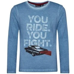 Sun City The Fast And The Furious Jungen Langarmshirt FFRH1009-blue