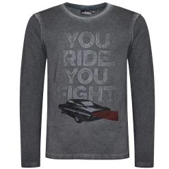 Sun City The Fast And The Furious Jungen Langarmshirt FFRH1009-grey