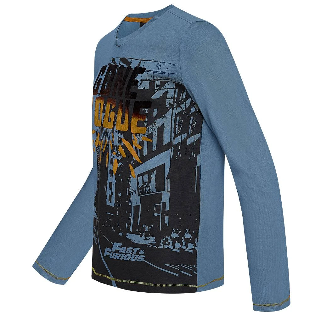 Sun City The Fast And The Furious Jungen Langarmshirt FFRH1030-blue 4 Sun City The Fast And The Furious Jungen Langarmshirt FFRH1030-blue – Bild 2
