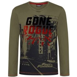 Sun City The Fast And The Furious Jungen Langarmshirt FFRH1030-green