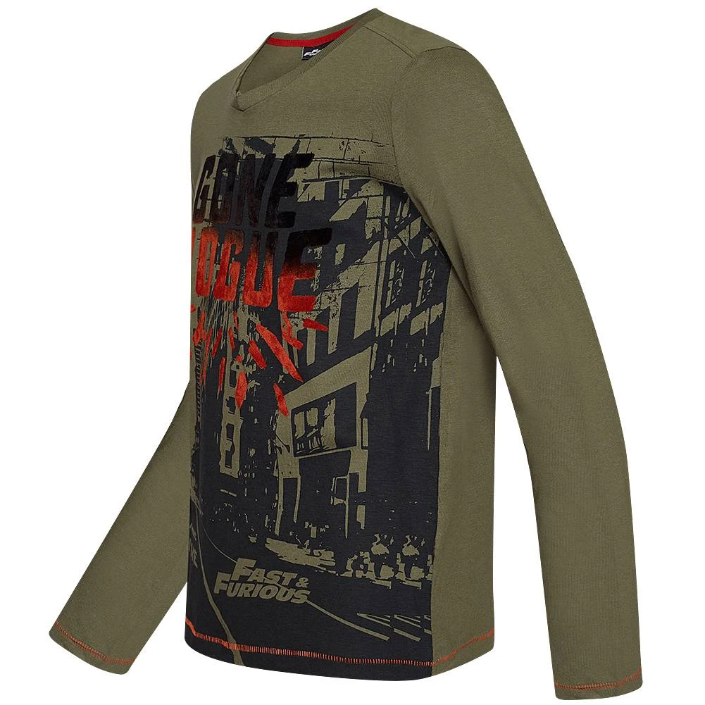 Sun City The Fast And The Furious Jungen Langarmshirt FFRH1030-green 4 Sun City The Fast And The Furious Jungen Langarmshirt FFRH1030-green – Bild 2