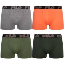 FILA Herren Boxershorts 4er-Pack FM412BXPB7-021