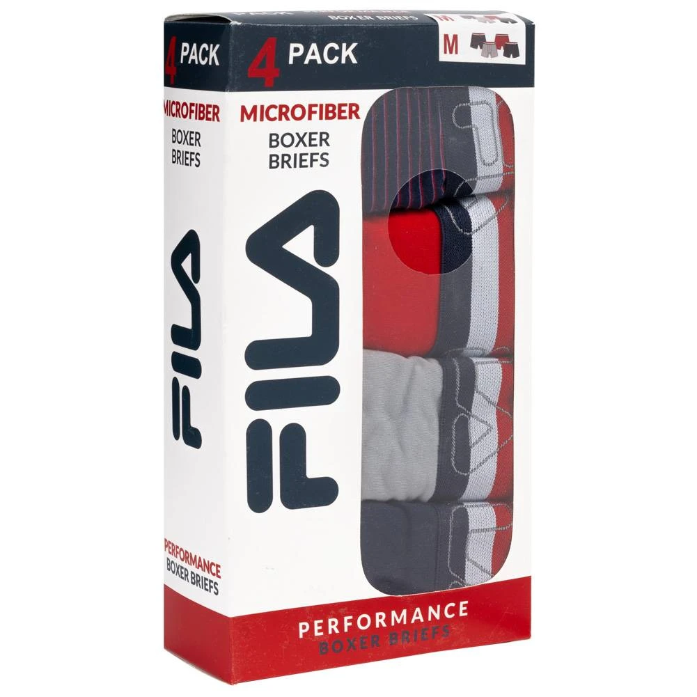 FILA Herren Boxershorts 4er-Pack FM412BXPB7-600 4 FILA Herren Boxershorts 4er-Pack FM412BXPB7-600 – Bild 2