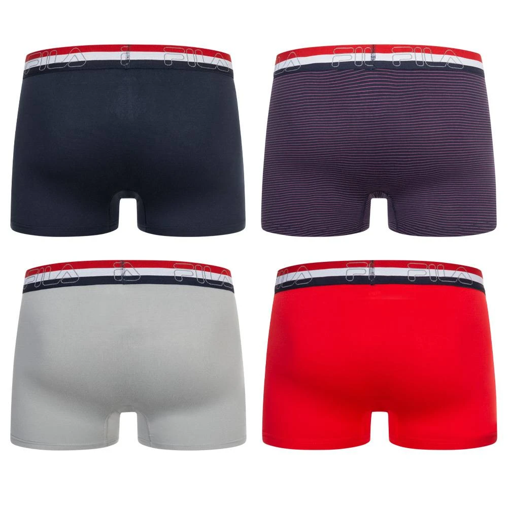 FILA Herren Boxershorts 4er-Pack FM412BXPB7-600 5 FILA Herren Boxershorts 4er-Pack FM412BXPB7-600 – Bild 3