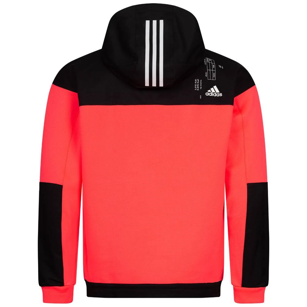 Adidas Pink Tech Doubleknit Herren Hoodie GH4813 5 Adidas Pink Tech Doubleknit Herren Hoodie GH4813 – Bild 3