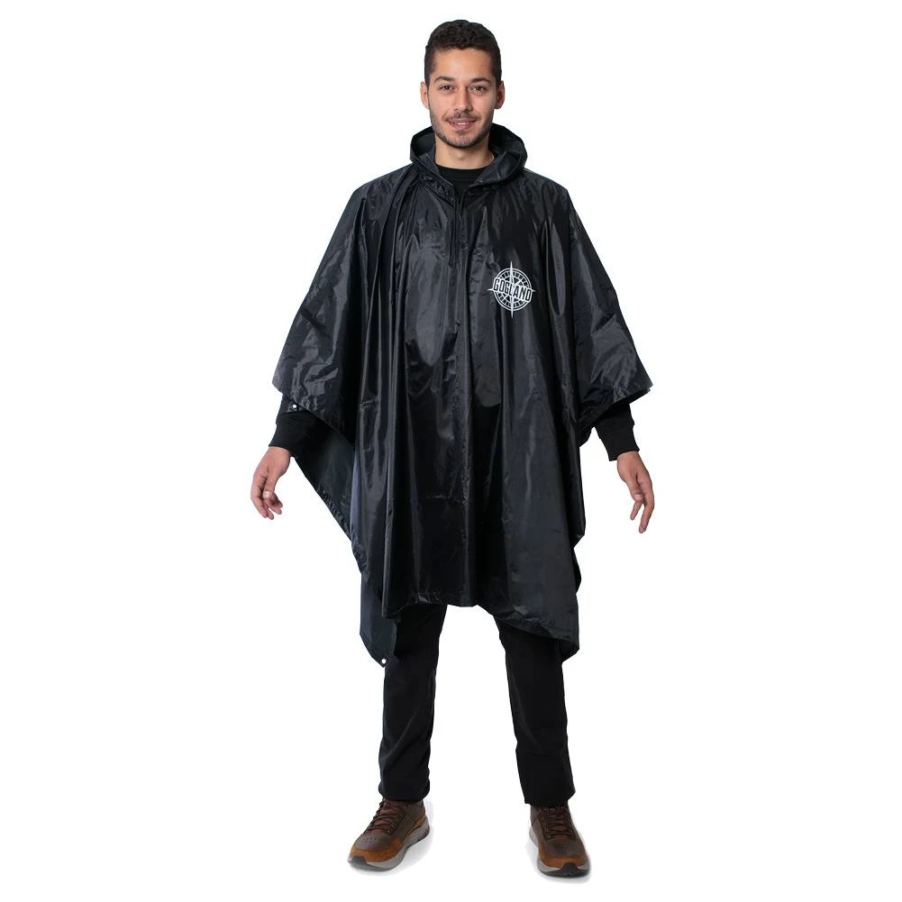 GOGLAND® Monsun Regenponcho Schwarz 3 GOGLAND® Monsun Regenponcho Schwarz