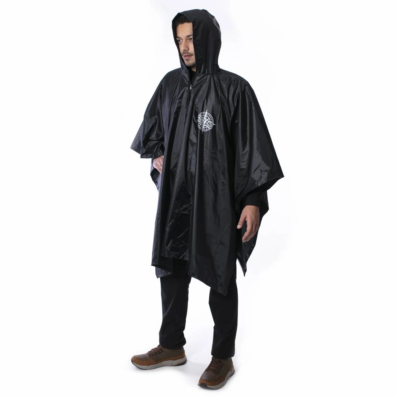 GOGLAND® Monsun Regenponcho Schwarz 5 GOGLAND® Monsun Regenponcho Schwarz – Bild 3