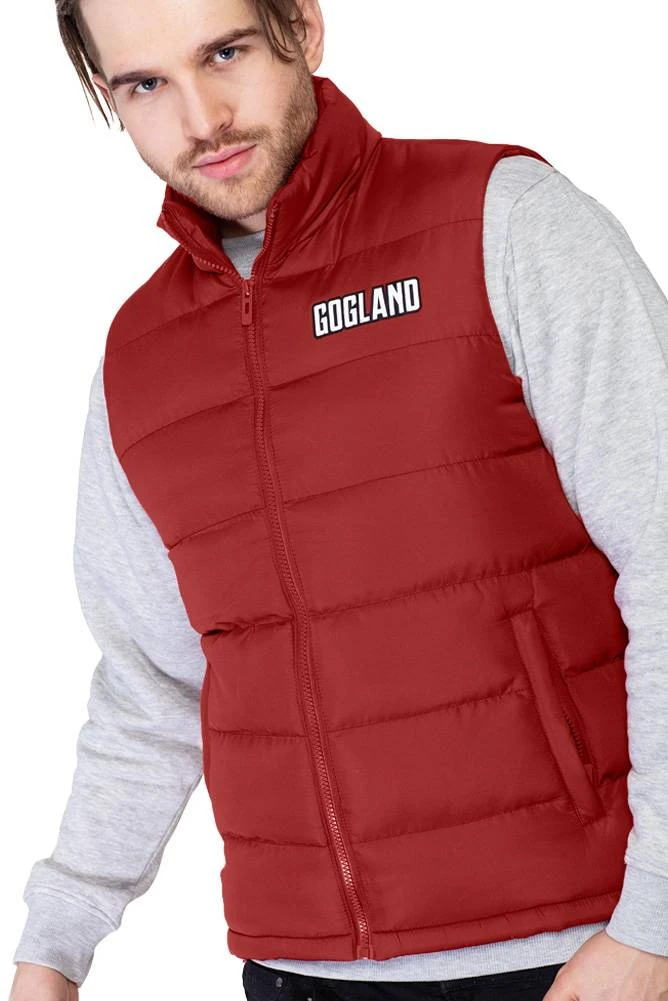 GOGLAND® "Tjörn" Unisex Steppweste Rot 8 GOGLAND® "Tjörn" Unisex Steppweste Rot – Bild 6