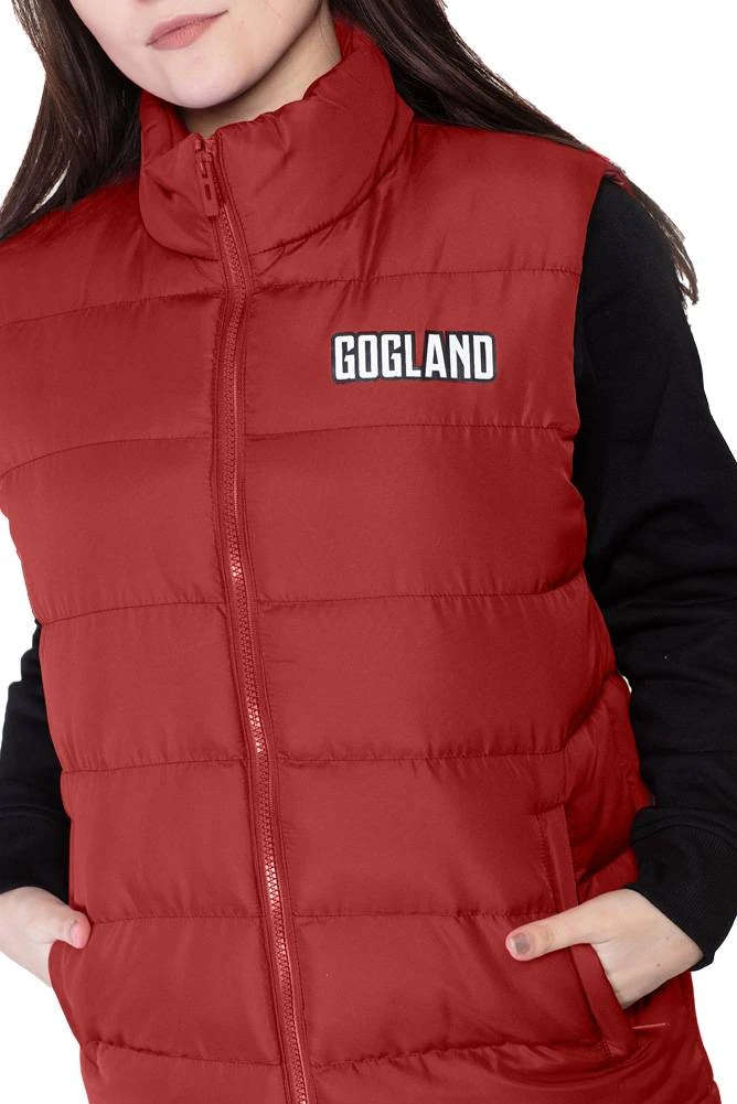 GOGLAND® "Tjörn" Unisex Steppweste Rot 10 GOGLAND® "Tjörn" Unisex Steppweste Rot – Bild 8