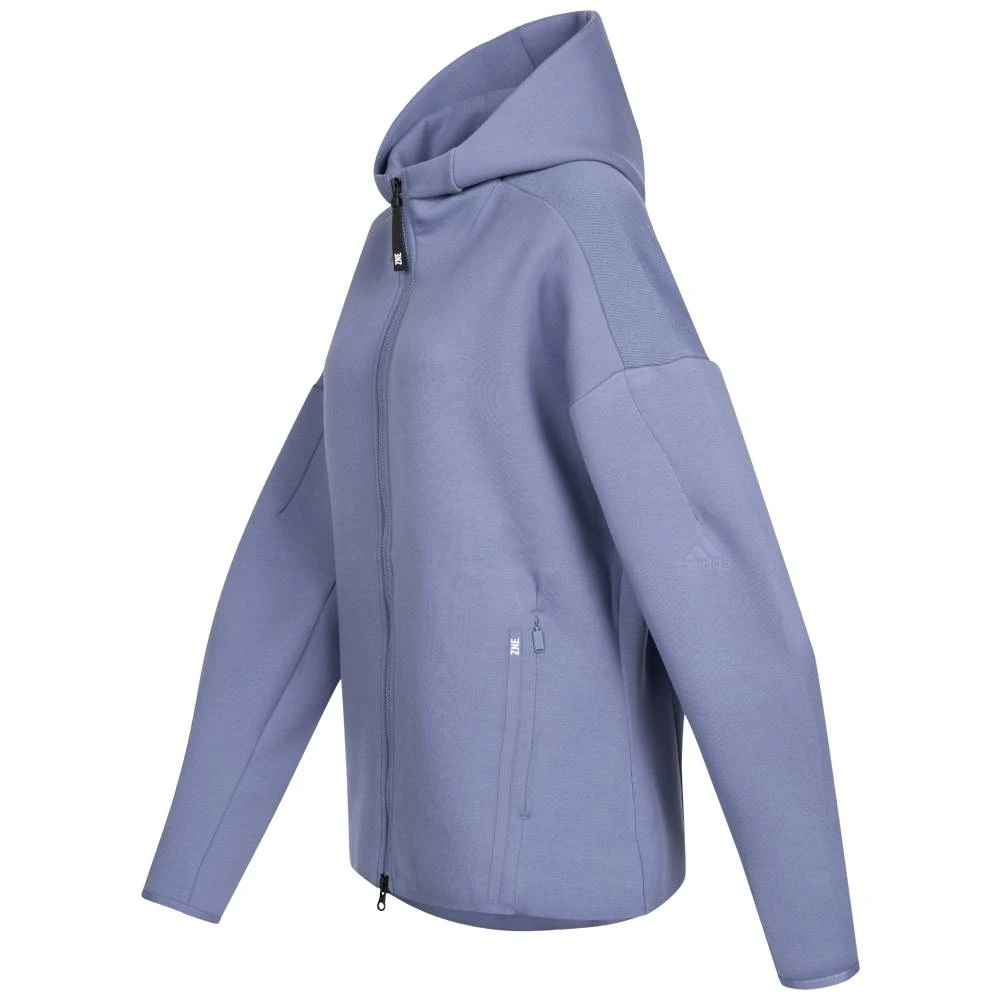 Adidas Z.N.E. Plus Size Damen Kapuzen Jacke H40978 4 Adidas Z.N.E. Plus Size Damen Kapuzen Jacke H40978 – Bild 2