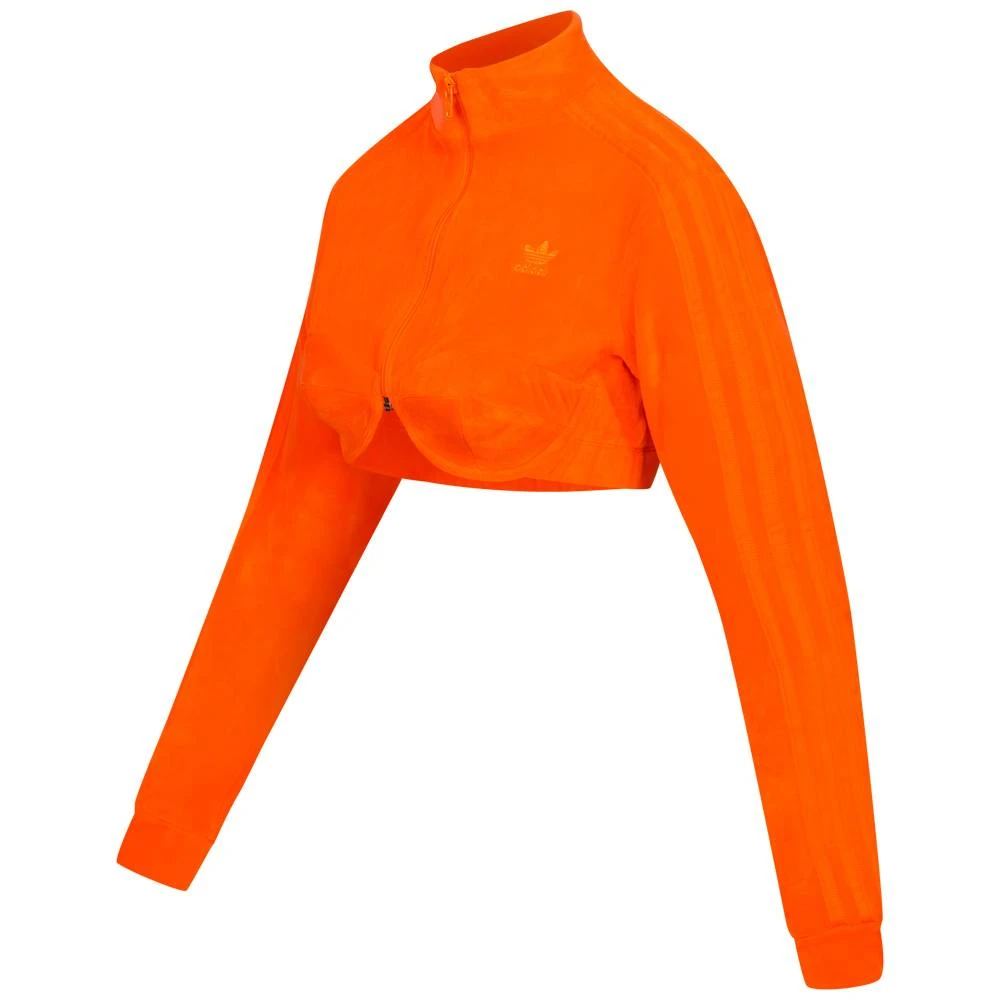 Adidas Originals X Jeremy Scott Cropped Damen Jacke H50966 4 Adidas Originals X Jeremy Scott Cropped Damen Jacke H50966 – Bild 2