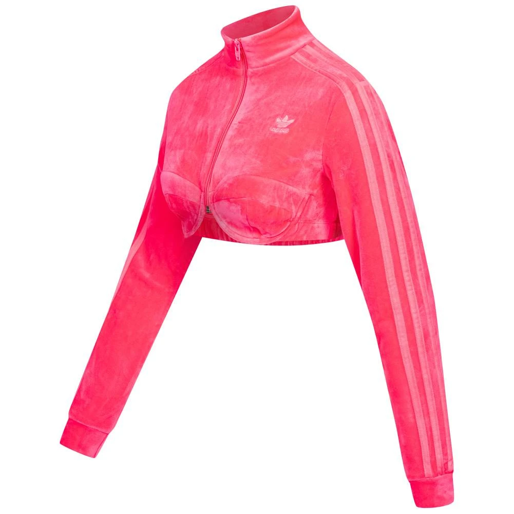 Adidas Originals X Jeremy Scott Cropped Damen Jacke H50967 4 Adidas Originals X Jeremy Scott Cropped Damen Jacke H50967 – Bild 2