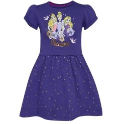 Sun City Disney Prinzessinnen Mädchen Kleid HS1400-purple