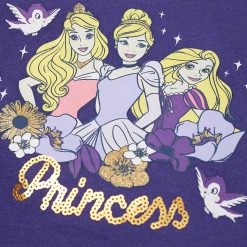 Sun City Disney Prinzessinnen Mädchen Kleid HS1400-purple -JELEX Geschäft HS1400 purple 4 1280x1280
