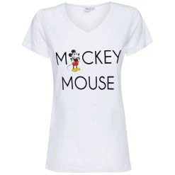 Sun City Micky Maus Disney Damen T-Shirt HS3696-white
