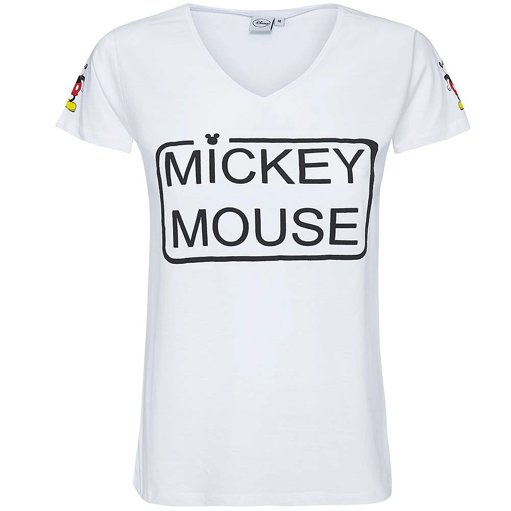 Sun City Micky Maus Disney Damen T-Shirt HS3700-white 3 Sun City Micky Maus Disney Damen T-Shirt HS3700-white