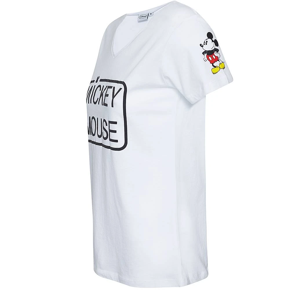 Sun City Micky Maus Disney Damen T-Shirt HS3700-white 4 Sun City Micky Maus Disney Damen T-Shirt HS3700-white – Bild 2
