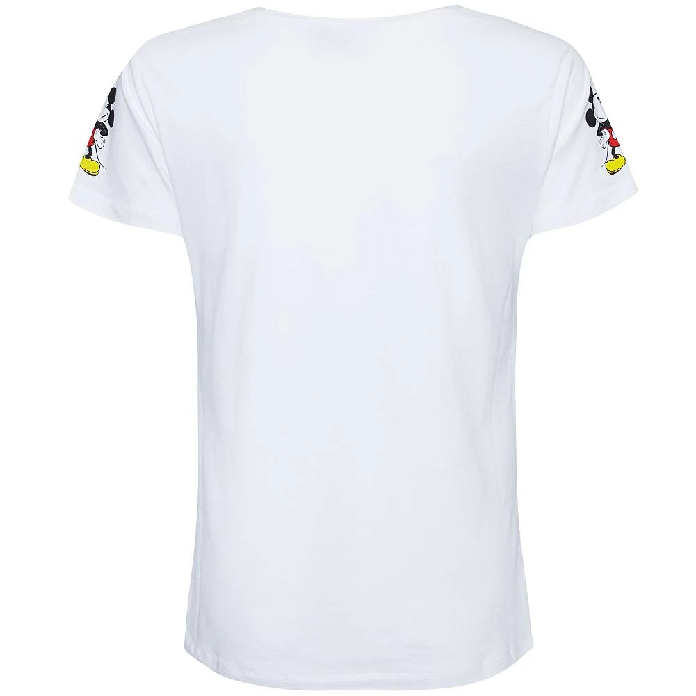 Sun City Micky Maus Disney Damen T-Shirt HS3700-white 5 Sun City Micky Maus Disney Damen T-Shirt HS3700-white – Bild 3