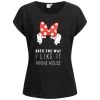 Sun City Minnie Maus Disney Damen T-Shirt HS3722-black -JELEX Geschäft HS3722 black 1 1280x1280