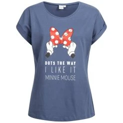 Sun City Minnie Maus Disney Damen T-Shirt HS3722-navy