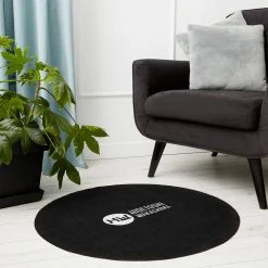 HIDETOSHI WAKASHIMA "Osaka" Teppich ⌀ 75cm Schwarz -JELEX Geschäft HW 14 shooting 1280x1280