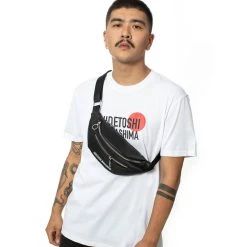 HIDETOSHI WAKASHIMA "Urakawa" Bauchtasche Schwarz -JELEX Geschäft HW 16 shooting 1280x1280