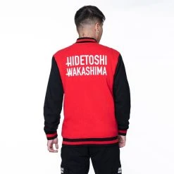 HIDETOSHI WAKASHIMA "Shibuya" Herren College Jacke Schwarz/rot 13 HIDETOSHI WAKASHIMA "Shibuya" Herren College Jacke Schwarz/rot -JELEX Geschäft HW 27 3Ve9LKxWFBJ7ma 1280x1280