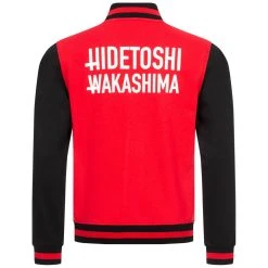 HIDETOSHI WAKASHIMA "Shibuya" Herren College Jacke Schwarz/rot 16 HIDETOSHI WAKASHIMA "Shibuya" Herren College Jacke Schwarz/rot -JELEX Geschäft HW 27 6 1280x1280