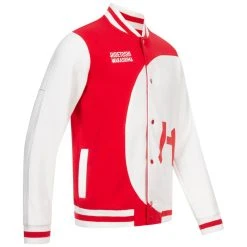 HIDETOSHI WAKASHIMA "Asakusa" Herren College Jacke Rot/weiß 15 HIDETOSHI WAKASHIMA "Asakusa" Herren College Jacke Rot/weiß -JELEX Geschäft HW 28 5 1280x1280