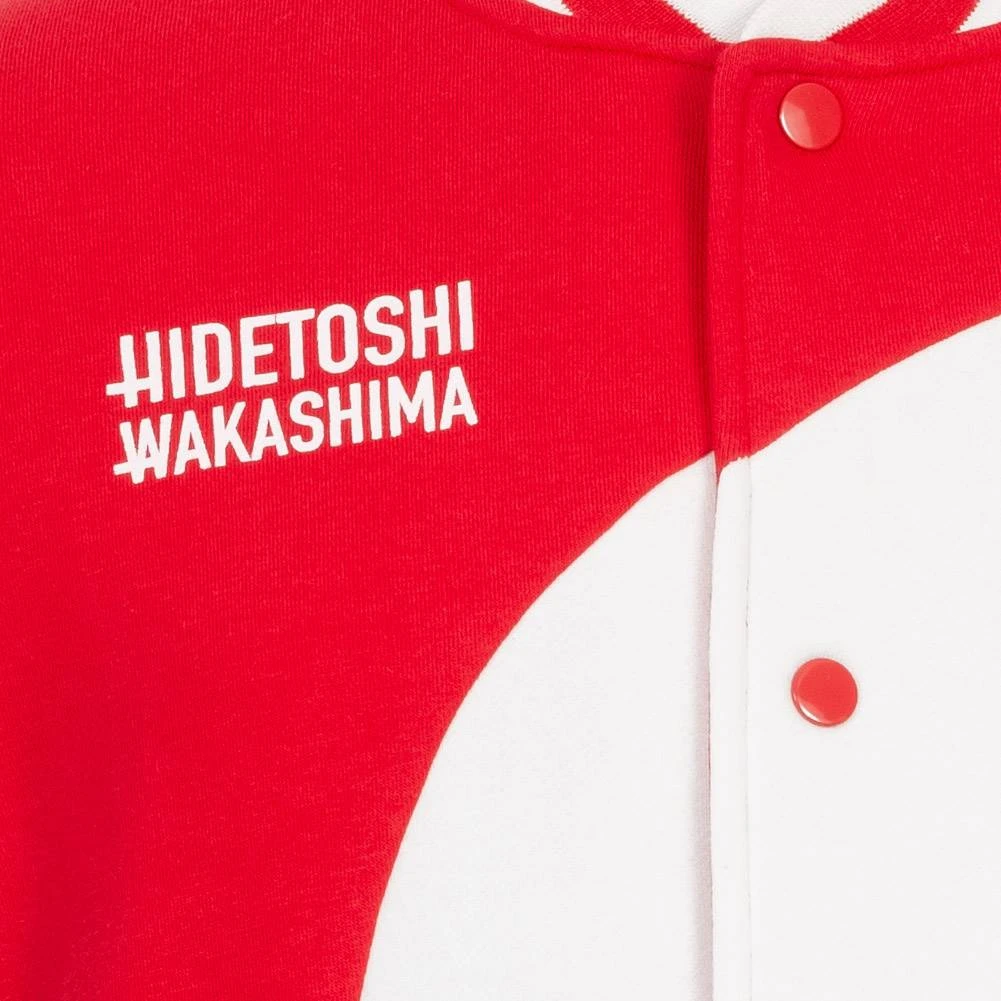 HIDETOSHI WAKASHIMA "Asakusa" Herren College Jacke Rot/weiß 10 HIDETOSHI WAKASHIMA "Asakusa" Herren College Jacke Rot/weiß – Bild 8