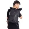 HIDETOSHI WAKASHIMA "Kawaguchi" Rolltop Rucksack Schwarz -JELEX Geschäft HW 50 1 1280x1280