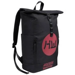 HIDETOSHI WAKASHIMA "Musashino" Rolltop Rucksack Schwarz/rot -JELEX Geschäft HW 51 3 1280x1280