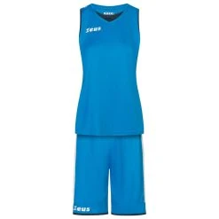 Zeus Kit Flora Damen Basketball Trikot Mit Shorts Royal