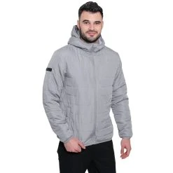 KIRKJUBØUR® "Askja" Herren Steppjacke Grau