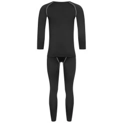 KIRKJUBØUR® "Hafjall" Herren Thermounterwäsche Set 2-tlg. Schwarz -JELEX Geschäft KJ 21 4 1280x1280