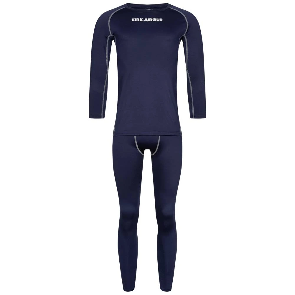 KIRKJUBØUR® "Hafjall" Herren Thermounterwäsche Set 2-tlg. Blau 4 KIRKJUBØUR® "Hafjall" Herren Thermounterwäsche Set 2-tlg. Blau – Bild 2