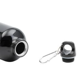 KIRKJUBØUR® "Frigus" Outdoor Trinkflasche Schwarz -JELEX Geschäft KJ 58 5 1280x1280