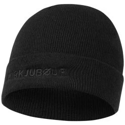 KIRKJUBØUR® "Nivis" Beanie Wintermütze Schwarz