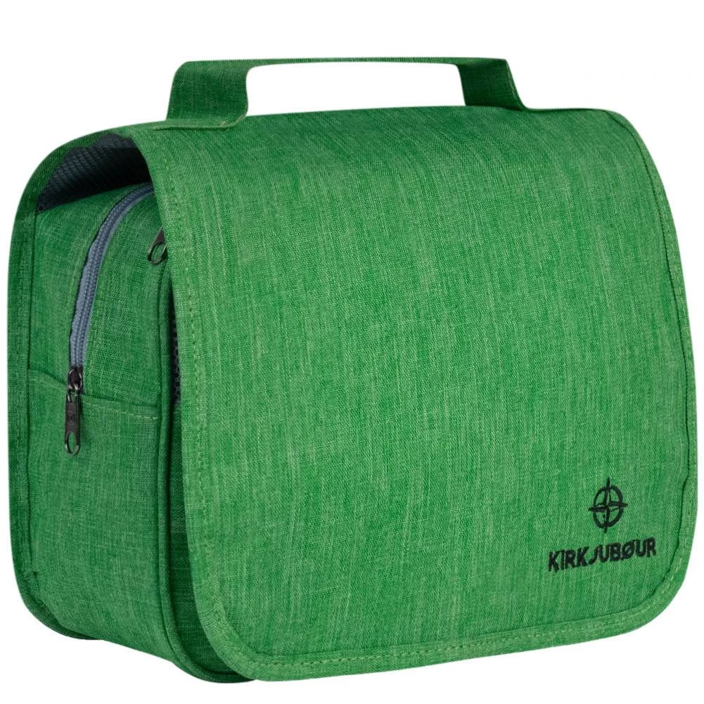 KIRKJUBØUR® "Rejser" Outdoor Kulturtasche Zum Aufhängen Grün 3 KIRKJUBØUR® "Rejser" Outdoor Kulturtasche Zum Aufhängen Grün