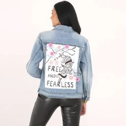BRAVE SOUL Fearless Tiger Damen Jeansjacke LJK-FEARLESS 6 BRAVE SOUL Fearless Tiger Damen Jeansjacke LJK-FEARLESS -JELEX Geschäft LJK FEARLESS 2 1280x1280