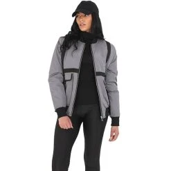 BRAVE SOUL Liah Damen Bomberjacke LJK-LIAH GREY