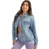 BRAVE SOUL Pearson Slogan Damen Jeansjacke LJK-PEARSON -JELEX Geschäft LJK PEARSON 1 1280x1280