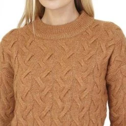 BRAVE SOUL Crew Neck Damen Strickpullover LK-544ORIGINAL CAMEL -JELEX Geschäft LK 544ORIGINAL CAMEL 3 1280x1280