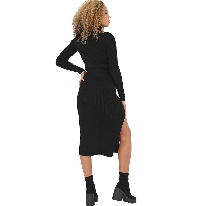 BRAVE SOUL Tartan Damen Gerippter Maxi Rock LKS-364TARTAN 4 BRAVE SOUL Tartan Damen Gerippter Maxi Rock LKS-364TARTAN – Bild 2