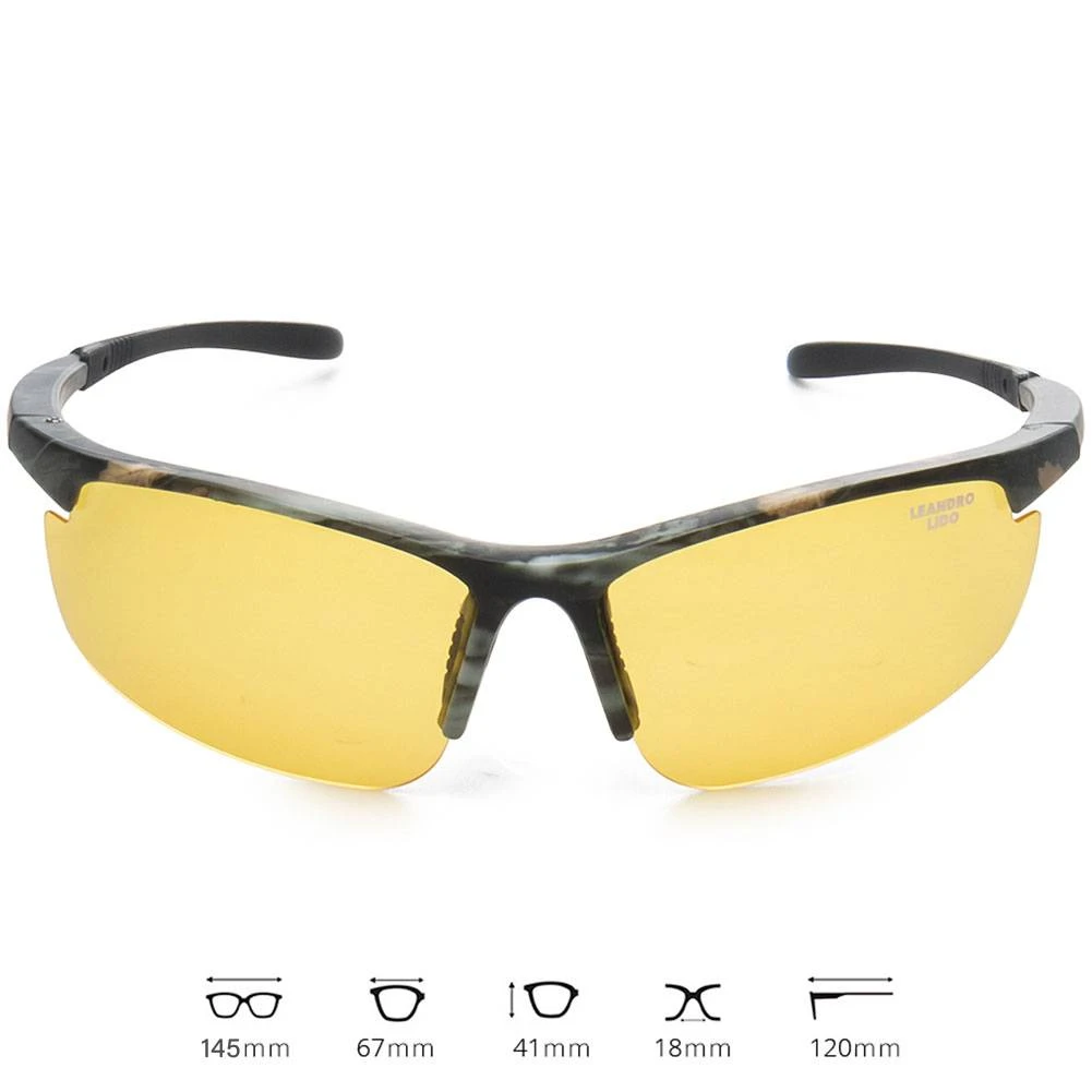 LEANDRO LIDO Power Sport Sonnenbrille Camo/gelb 7 LEANDRO LIDO Power Sport Sonnenbrille Camo/gelb – Bild 5